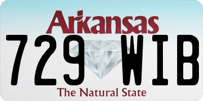 AR license plate 729WIB