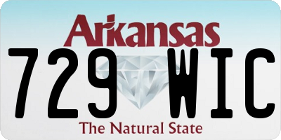 AR license plate 729WIC
