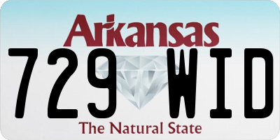 AR license plate 729WID