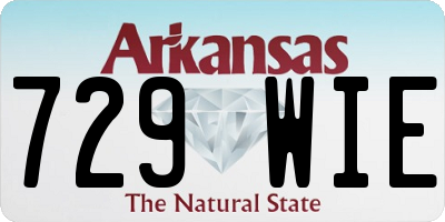 AR license plate 729WIE