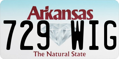 AR license plate 729WIG
