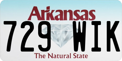 AR license plate 729WIK