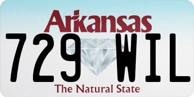 AR license plate 729WIL