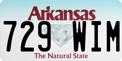 AR license plate 729WIM