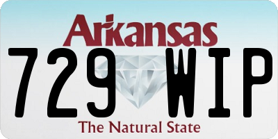 AR license plate 729WIP