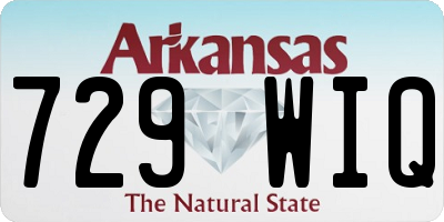 AR license plate 729WIQ
