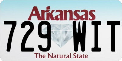AR license plate 729WIT