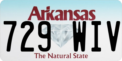 AR license plate 729WIV
