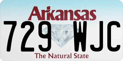 AR license plate 729WJC