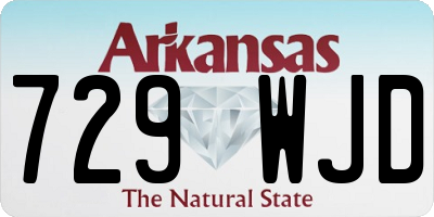 AR license plate 729WJD