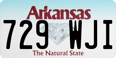 AR license plate 729WJI