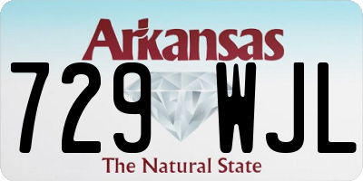 AR license plate 729WJL