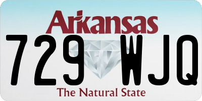 AR license plate 729WJQ
