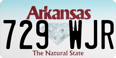 AR license plate 729WJR