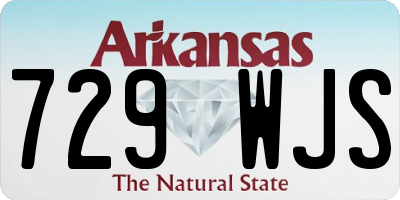 AR license plate 729WJS