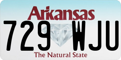 AR license plate 729WJU