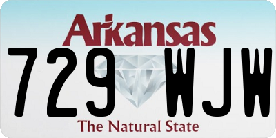 AR license plate 729WJW
