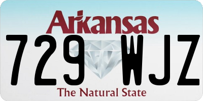 AR license plate 729WJZ