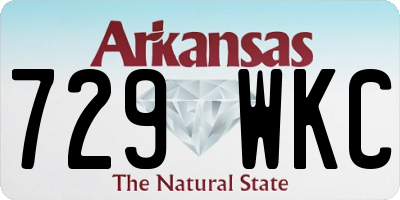 AR license plate 729WKC