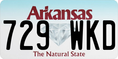 AR license plate 729WKD