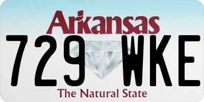 AR license plate 729WKE