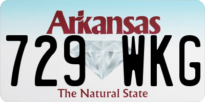 AR license plate 729WKG
