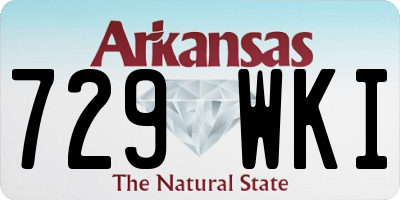 AR license plate 729WKI