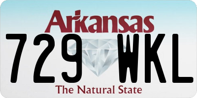 AR license plate 729WKL