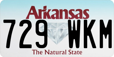 AR license plate 729WKM