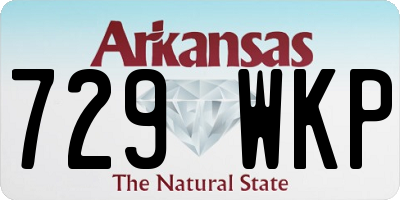 AR license plate 729WKP
