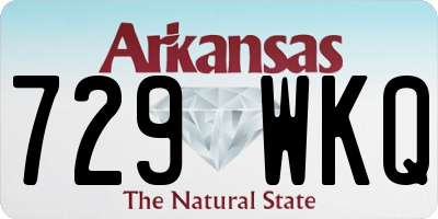 AR license plate 729WKQ
