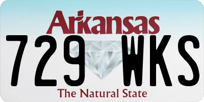 AR license plate 729WKS