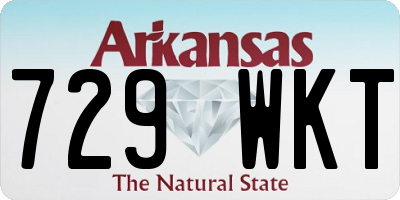 AR license plate 729WKT