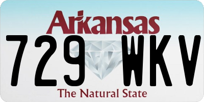 AR license plate 729WKV