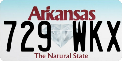AR license plate 729WKX