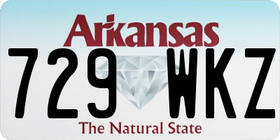 AR license plate 729WKZ