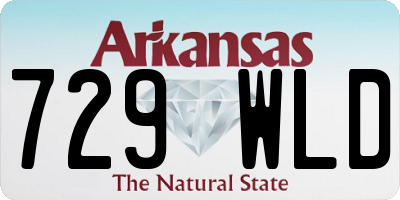 AR license plate 729WLD