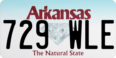 AR license plate 729WLE