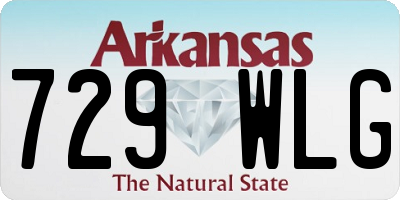 AR license plate 729WLG