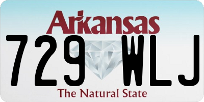 AR license plate 729WLJ