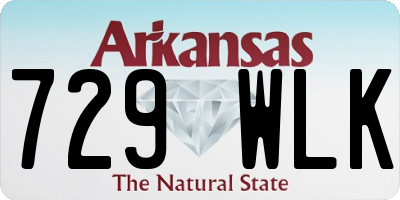 AR license plate 729WLK