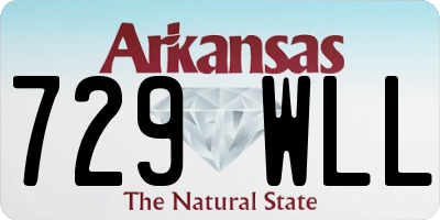 AR license plate 729WLL