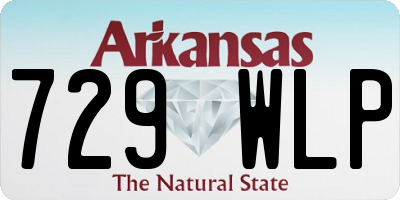 AR license plate 729WLP
