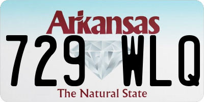 AR license plate 729WLQ