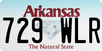 AR license plate 729WLR