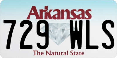 AR license plate 729WLS