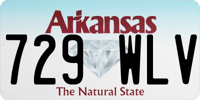 AR license plate 729WLV