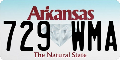 AR license plate 729WMA