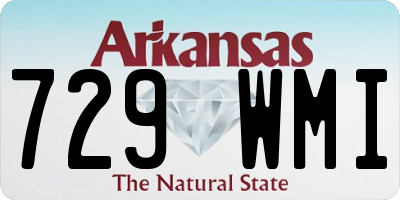 AR license plate 729WMI