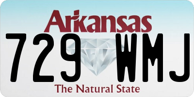 AR license plate 729WMJ
